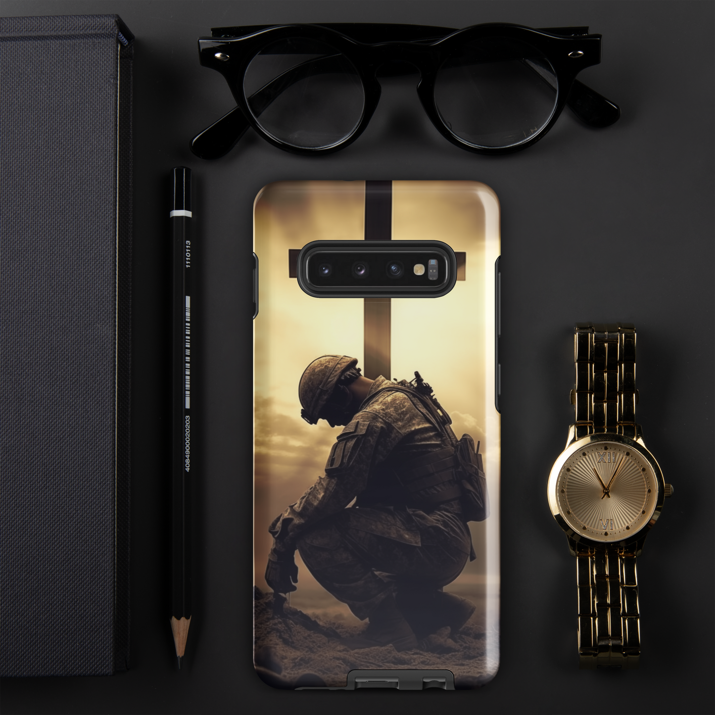 The Kneeling Soldier Tough case for Samsung®